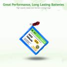 3.7v 7800mAh-28.86Wh 7800mah Rechargeable Li-Ion Battery | Lithium Ion Battery with 2.54/ 2 Pin JST Connector