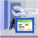 12V 5200mAh Li-ion Battery Pack â€“ 3S for IoT & Robotics