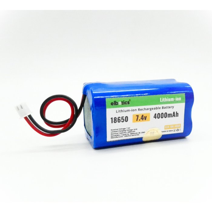 7.4V 4000mAh Li-ion Battery Pack for RC Toys & Electronics (XH2.54)