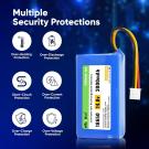 14.4v/14.8v 3000mAh Battery for Proscenic 820S 800T 830T C30B