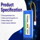 14.4v/14.8v 3000mAh Battery for Proscenic 820S 800T 830T C30B