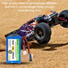 7.4V 2600mAh Li-ion Battery w/ USB Charger for RC Car/Boat (5500 Plug)