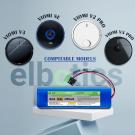 14.4v/14.8v 3200mAh Battery for ILIFE A11, Viomi, Wyze, Xiaomi