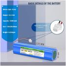 14.4V 5200mAh Replacement Battery Compatible with Laresar L6 Pro, Ultenic T10/Q6, Airrobo T9+/T10+, Coredy L900 M7/M8