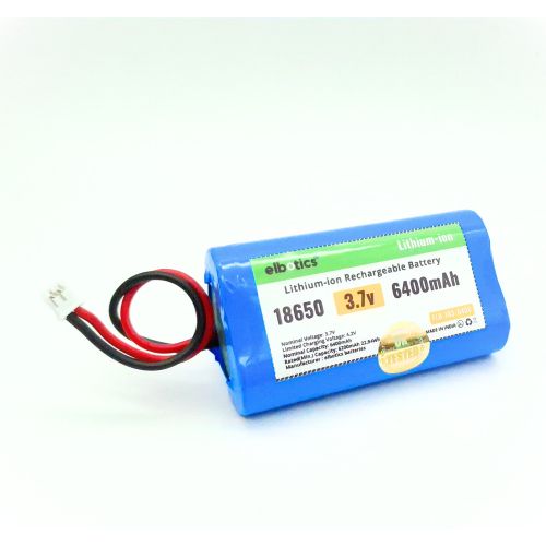 3.7V 6400mAh 1S2P Battery with with JST PH2.0 Pin Connector
