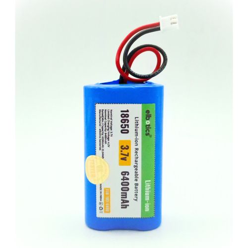 ELBOTICS 3.7V 6400mAh 1S2P Battery with XH2.54 Connector  ELB-103_6400 (XH2.54)