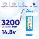 ELBOTICS 14.8v 3200mAh Battery for ILIFE V3s V5s V8s X750 ( ELB-156_3200)