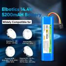 ELBOTICS  14.4v 5200mAh Battery for Dreame D9 D10 F9 L10 Pro Z10 ( ELB-159_5200)