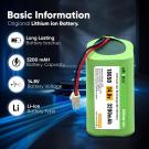 ELBOTICS 14.4v/14.8v 3200mAh Battery for ILIFE T10s & LR30 Hybrid