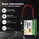 ELBOTICS 22.2V 2600mAh Li-ion Battery Pack with PCB & DC5521