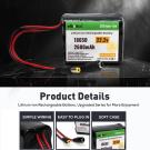 ELBOTICS 22.2V 2600mAh Li-ion Battery Pack with PCB & DC5521