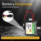 ELBOTICS 22.2V 2600mAh Li-ion Battery Pack with PCB & DC5521