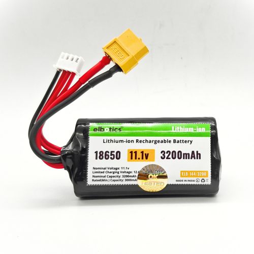 ELBOTICS 11.1V 3200mAh Li-ion Rechargeable Battery