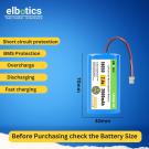 ELBOTICS 7.4V 2600mAh Li-ion Battery for WEP BP-2100 Printer