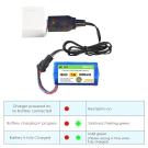 ELBOTICS 7.4V 3000mAh RC Battery with USB Charger Cable