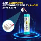 3.7v 2600mAh Replacement Battery for Ingenico iWL/iWE/Move Series  (Ingenico)