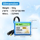 12V 2600mAh 3S Li-ion Battery for IoT, Robots & Speakers