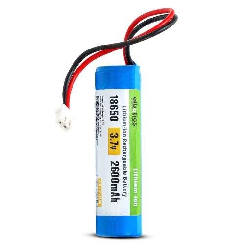 3.7V 2600mAh Li-ion Battery with XH2.54 Plug for DIY, Toys
