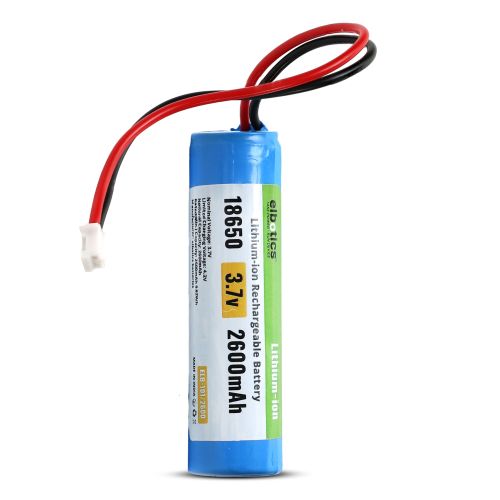 3.7V 2600mAh Li-ion Battery with PH2.0 Plug for DIY, Toys