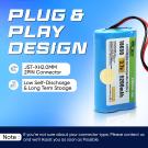 ELBOTICS 3.7V 5200mAh 1S2P Battery with PH2.0 Connector