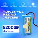 ELBOTICS 3.7V 5200mAh 1S2P Battery with PH2.0 Connector