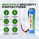 3.7V 2000mAh Li-ion Battery with XH2.54 Plug for DIY, Toys