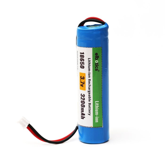 3.7V 3200mAh Li-ion Battery with PH2.0 Plug for DIY, Toys PH2.0