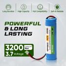 3.7V 3200mAh Li-ion Battery with PH2.0 Plug for DIY, Toys PH2.0