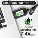 SM-4P USB Charger for 7.4V 300mA Li-ion Battery,Compatible with RC Car/Boat/Gel Blaster USB Charging Cable