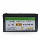 12v/12.8v 6Ah LiFePO4 Lithium Battery Protection Rechargeable Battery 3000+ Deep Cycle (ELBLFPH-02126)