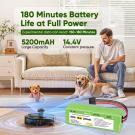 14.4V 5200mAh Replacement Battery for Xiaomi Mi Robot Vacuum Mop 2 Pro