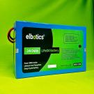 24V 24Ah LiFePO4 Phosphate Rechargeable Battery Pack 576Wh Smart BMS Protection for Solar Inverters