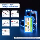 ELBOTICS 7.4V 3200mAh Li-ion Battery Pack with XH2.54 Plug (ELB-105_3200)